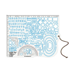 Велика тактична лінійка розвідки NATO – 265×208 мм